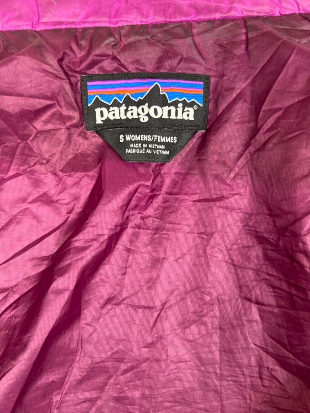 Patagonia Women S Nano Puff Vest Magenta Purple PrimaLoft Insulated 84247 SP16 - Picture 2 of 7